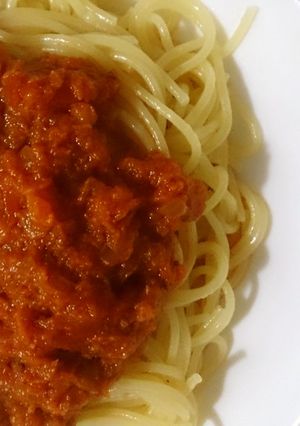 人参こぶおろしミートソーススパ-レシピのメイン写真
