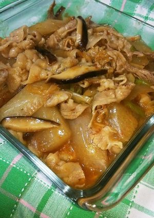 ネギたっぷりの豚バラ大根麻婆-レシピのメイン写真