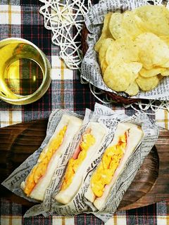 ふわふわスクランブルエッグのサンドイッチ-レシピのメイン写真