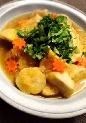 揚げ里芋のおろし煮-レシピのメイン写真