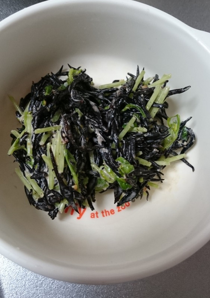 ひじきと豆苗のマヨネーズ和え-レシピのメイン写真