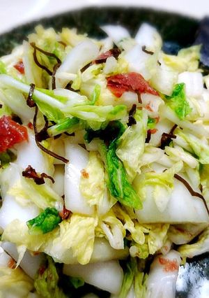 白菜1/4消費☆簡単和え物【無限白菜】-レシピのメイン写真