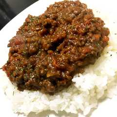 รูปของ キーマカレー ルーで簡単 冷凍保存OK