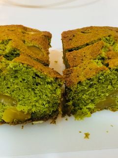栗と抹茶の和風パウンドケーキ-レシピのメイン写真