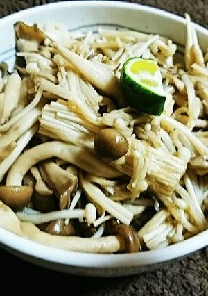 きのこの柚子胡椒ポン酢蒸し-レシピのメイン写真