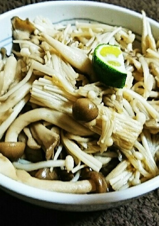 きのこの柚子胡椒ポン酢蒸し-レシピのメイン写真
