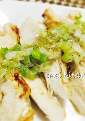 ♡鶏胸のネギ塩だれ♡-レシピのメイン写真