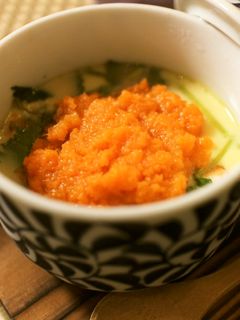 人参こぶおろしの茶碗蒸し-レシピのメイン写真