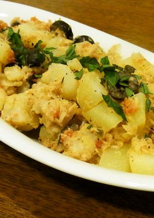 ツナとポテトのイタリアンホットサラダ☆-レシピのメイン写真