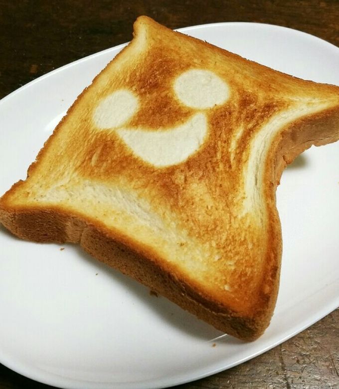 ハロウィンに☆簡単カワイイおばけトースト by こげ岡 【クックパッド