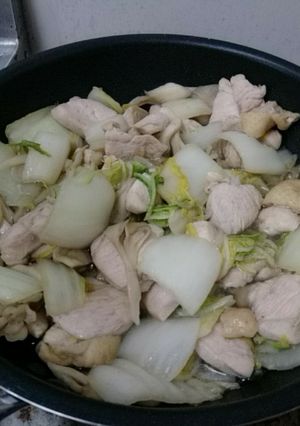 簡単！ごま油香る塩ちゃんこ丼-レシピのメイン写真