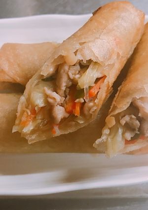 青椒肉絲から作る春巻き-レシピのメイン写真