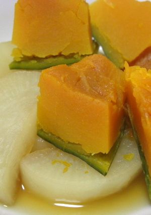 かぼちゃと大根の煮物-レシピのメイン写真