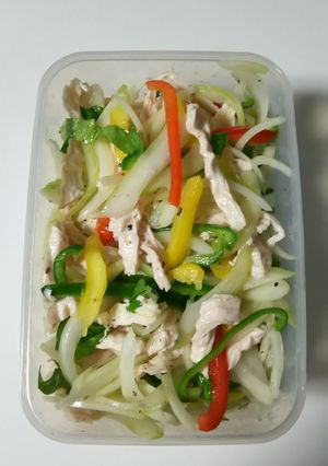低糖質☆茹で鶏と香味野菜のマリネ-レシピのメイン写真