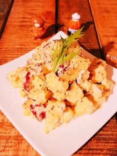 簡単 さつま芋 と 粒マスタード サラダ-レシピのメイン写真