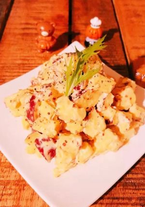 簡単 さつま芋 と 粒マスタード サラダ-レシピのメイン写真