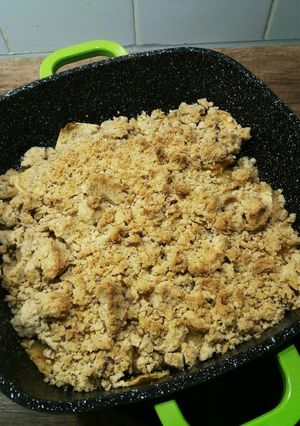 簡単　アップルクランブル　オーツ麦入-レシピのメイン写真