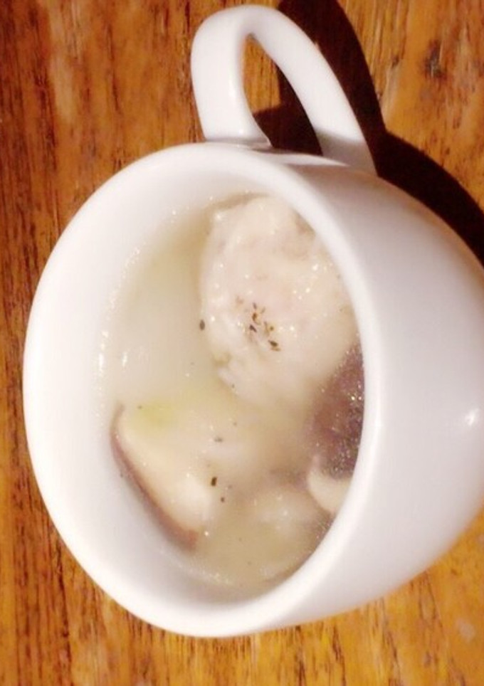 玉ねぎときのこと馬鈴薯のポトフ風スープ-レシピのメイン写真