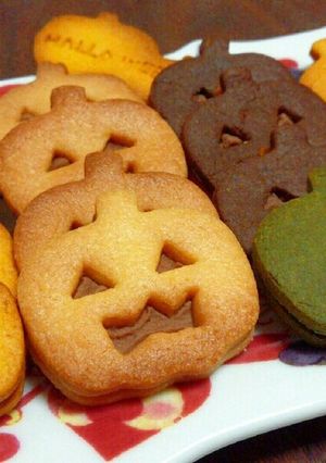 トースターで♪ハロウィンサンドクッキー-レシピのメイン写真