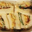 沢庵.金山寺味噌胡瓜.鰹節のサンドイッチ