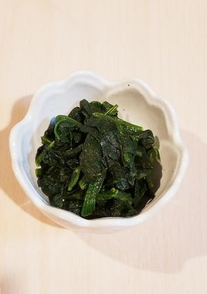 カレー味のほうれん草♪ 混ぜるだけ～☆-レシピのメイン写真