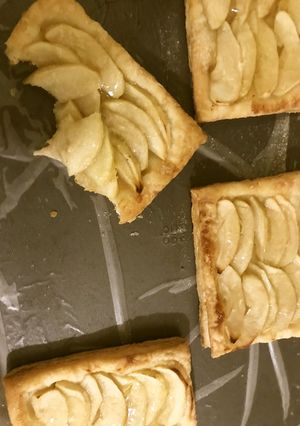 冷凍パフペーストリーで即席アップルタルト-レシピのメイン写真