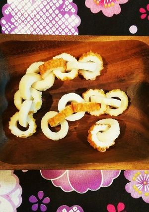 ちくわのチェーン♪ 繋げるだけ-レシピのメイン写真