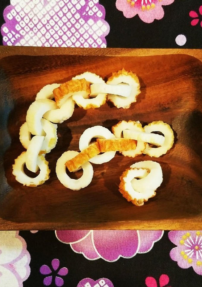 ちくわのチェーン♪ 繋げるだけ-レシピのメイン写真