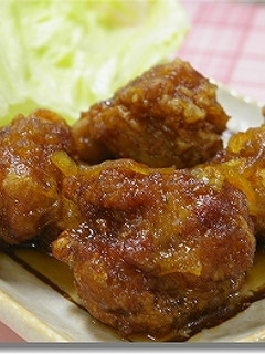鶏のからあげマーマレード和え-レシピのメイン写真