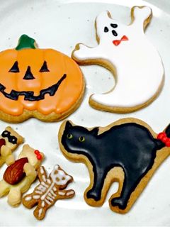 ハロウィンアイシングクッキー-レシピのメイン写真