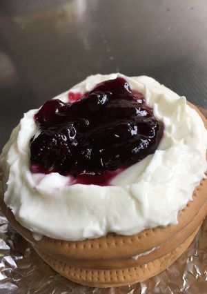 簡単低カロリヨーグルトビスケットケーキ-レシピのメイン写真