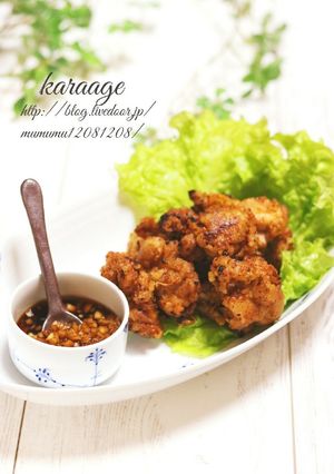 鶏の唐揚げ・黒酢ソース。-レシピのメイン写真