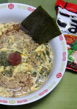 めかぶと卵のふわっととろりんラーメン-レシピのメイン写真