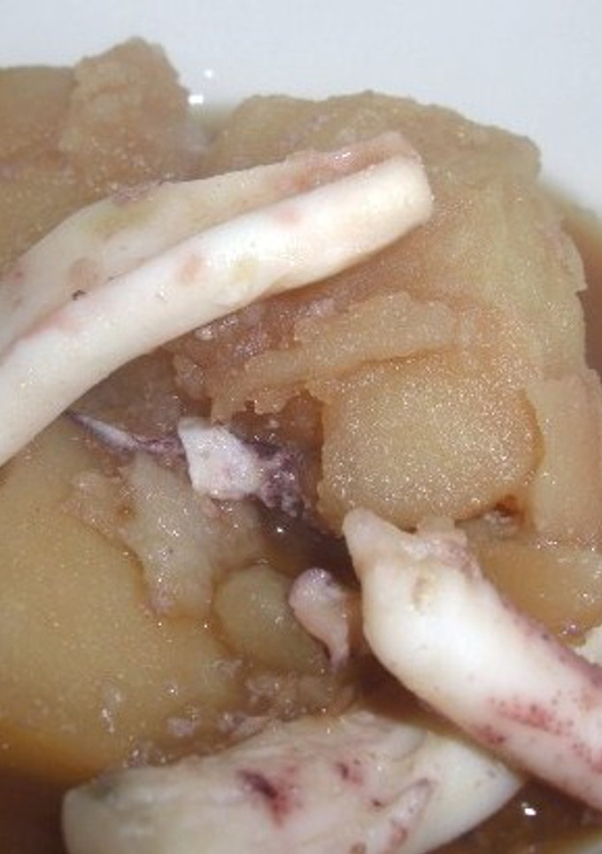 イカとじゃがいもの煮物-レシピのメイン写真