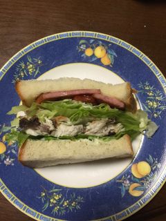 アジ塩焼きサンド-レシピのメイン写真