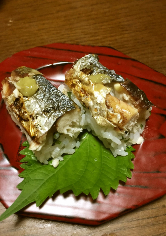 焼きサバの押し寿司-レシピのメイン写真