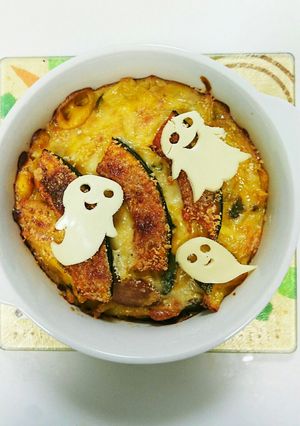 ハロウィン☆かぼちゃグラタン-レシピのメイン写真