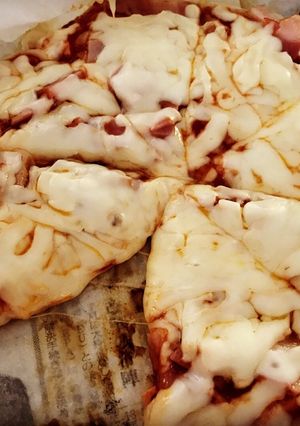 餅ピザ-レシピのメイン写真
