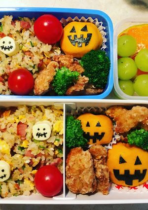 ☆キャラ弁☆ハロウィン簡単-レシピのメイン写真