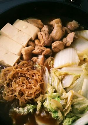 旬☆白菜と鶏肉のすき煮-レシピのメイン写真