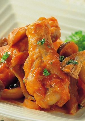 鶏手羽元のケチャップ煮-レシピのメイン写真