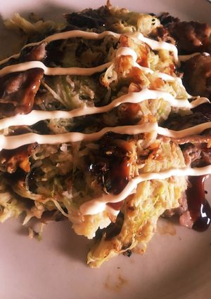 とろろ入りキャベツ焼き＊取り分け離乳食◎-レシピのメイン写真
