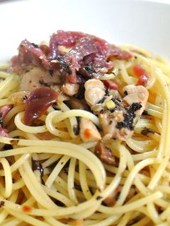 簡単!生しば漬けの爽やか和風パスタ-レシピのメイン写真