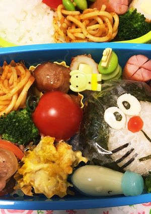 ★ドラえもん★遠足★弁当★簡単★おにぎり-レシピのメイン写真