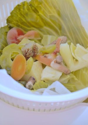 ☆圧力鍋不要☆野菜出汁☆野菜の皮☆再利用-レシピのメイン写真