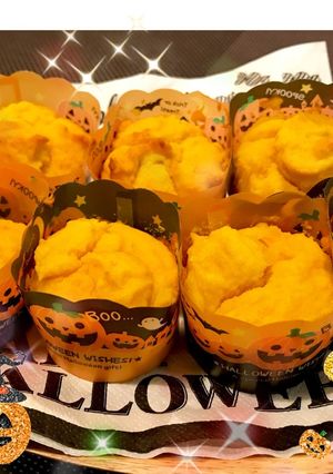 しっとり系のパンプキンカップケーキ❤︎-レシピのメイン写真