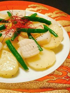 中華風★じゃがとイカの炒め物-レシピのメイン写真