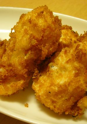 ♪ワイン片手に♪３分でとろ～りチーズ揚げ-レシピのメイン写真
