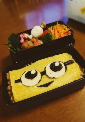 簡単♡ミニオン弁当-レシピのメイン写真