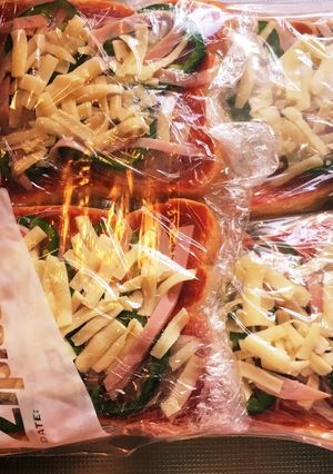 ピザトースト 冷凍用-レシピのメイン写真
